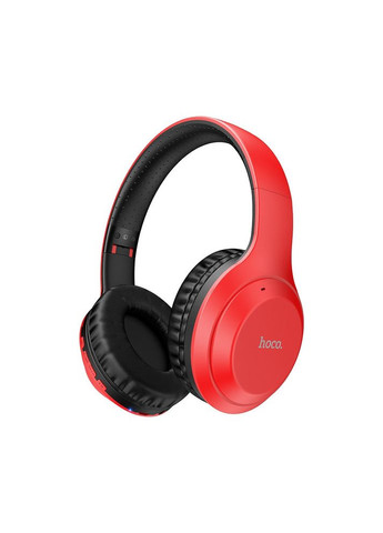 Наушники w30 Bluetooth накладные беспроводные красные Hoco (280877109)