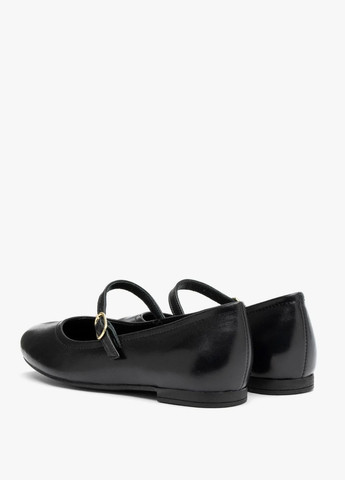 Жіночі балетки Rylko | чорні натуральна шкіра (317356256)