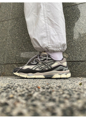 КРОССОВКИ ЖЕНСКИЕ ASICS GEL-NYC BEIGE BROWN АСИКС ГЕЛЬ НЮК No Brand бежевые демисезоны (368647134)