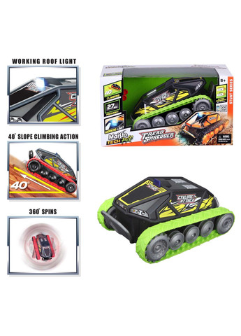 Танк на радиоуправлении Tread Shredder, черно-зеленый () Maisto 82101 black/green (328402341)