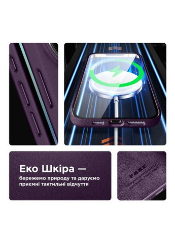 Чехол для мобильного телефона (ARM76296) ArmorStandart FAKE Leather Case Apple iPhone 15 Plus Deep Purple (364629467)