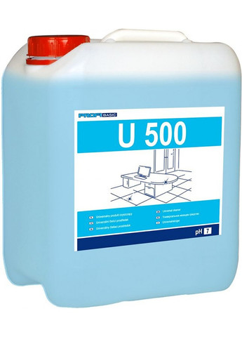 Концентрированное нейтральное моющее средство для мытья всех видов водостойких поверхностей PROFIBASIC U500 5л (3080) Lakma (269696490)