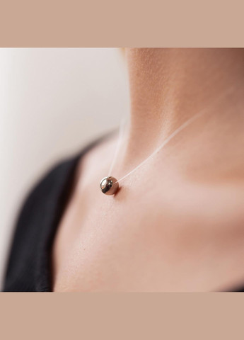 Золотое колье Шарик на леске кол01303 Oniks (306424354)