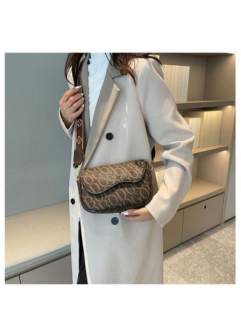 Модна повсякденна сумка через плече коричнева КиП (315919444)