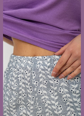 Бузкова піжама жіноча з принтом Fawn 243R9227