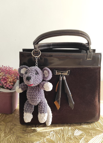 В'язаний брелок для ключів, сумочки,рюкзака, миша, декор для дому, подарунок Handmade (301221495)