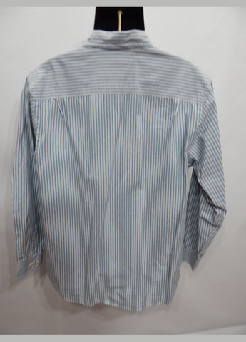 Синяя кэжуал рубашка No Brand