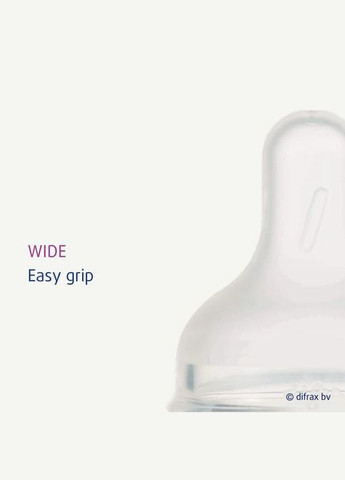 Силіконова соска для пляшечки S-bottle Wide, розмір XL, 2 шт. () Difrax 679 (335031023)