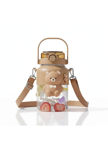 Креативна дитяча пляшка "Ведмедик". Коричнева No Brand (296101759)