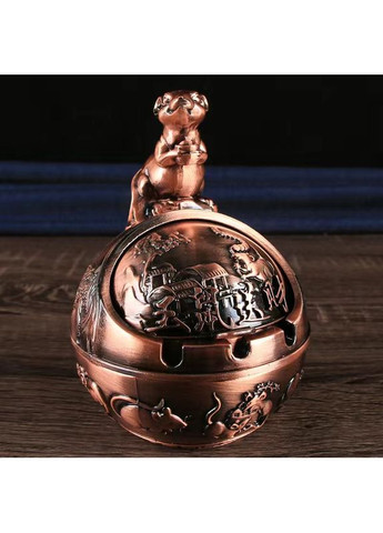 Металева попільничка Щура (Колір Бронза) Колорит (292260401)