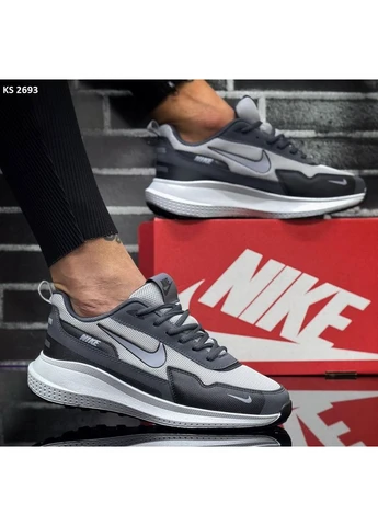 КРОССОВКИ ЖЕНСКИЕ NIKE GRAY НАЙК СЕРЫЕ No Brand серые демисезоны (392005796)