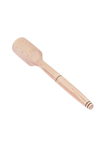 Товкачка картоплем'ялка фігурна велика для картоплі дерев'яна 27 см Woodly (295059479)