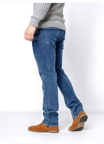 Синие демисезонные мужские джинсы регуляр цвет синий цб-00237516 Redman