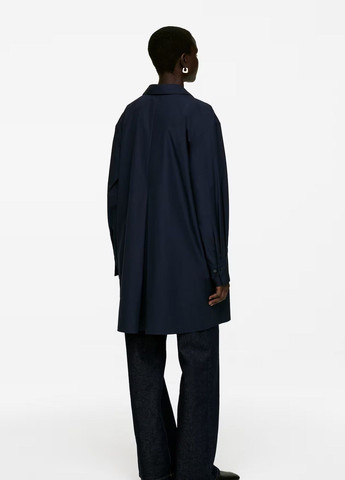 Темно-синя ділова сукня Arket однотонна