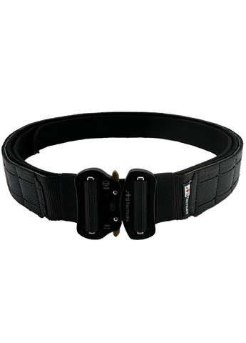 Армейский Тактический Ремень для Стрельбы с Лазерной Резкой Molle Laser Cut с Внутренним Ремнем Черный JB Tacticals (336550238)