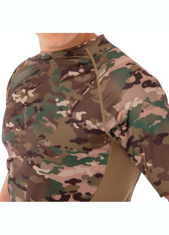 Комбинированная футболка тактическая компрессионная мужская ty-9189 камуфляж urban (06494009) 5.11 Tactical