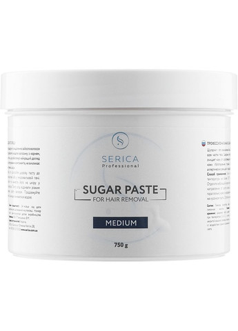 Середня цукрова паста для депіляції Medium Sugar Paste 350g (975649-42946) Serica (365824575)