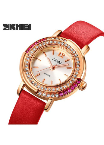 1855RGRD Rose Gold-Red кварцевый сasual, классический Skmei (324089631)