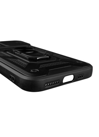 Чехол для iPhone 11 Pro бронированный с кольцом со шторкой на айфон 11 про чёрный rg1 Apple (366230630)