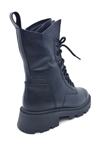 Жіночі черевики зимові чорні шкіряні FS-14-13 24 см (р) Foot Step (267313505)