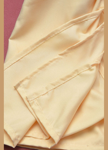 Комплект постільної білизни євро однотонний жовтого кольору Let's Shop (317241576)