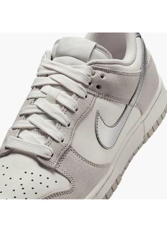 Кросівки Wmns Dunk Low White/Grey II7651-133 Nike комбіновані демісезони (399400932)