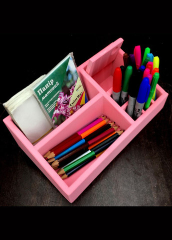 Настольный органайзер из дерева Левитон барби (КНЦ-008950) No Brand (328224942)