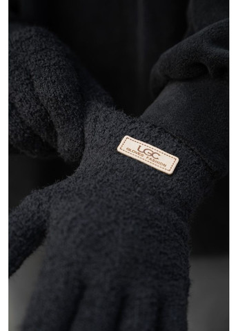 Теплі зимові міхові перчатки рукавиці 7-51А Lary Black Without (363020999)