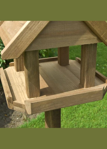 Годівниця на стійці з дерева Лейцист мускат (КСС-000607) No Brand (328605621)