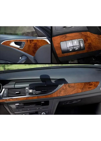 Вінілова плівка з вуглецевого волокна для авто ширина 30 см довжина 120 см Wood Grain No Brand (368672448)
