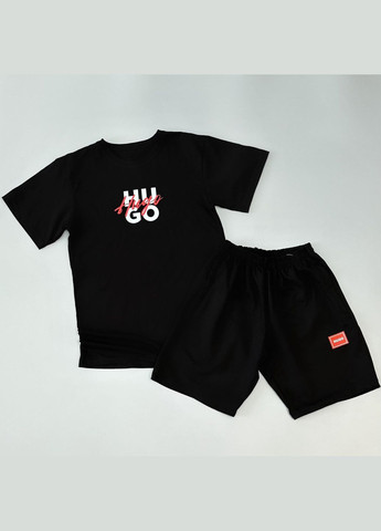 Літній чоловічий костюм чорний No Brand (341084681)