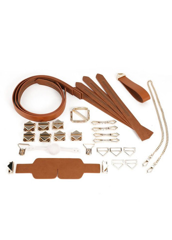 БДСМ набор Bondage & Restraint Brown Set Lockink (305589983)