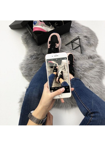 КРОСІВКИ ЖІНОЧІ ADIDAS FALCON PINK BLACK WHITE АДІДАС No Brand рожеві демісезони (367172998)