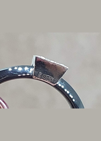 Срібне кільце з керамікою і фіанітами. С1007Ч Aurora (315833090)