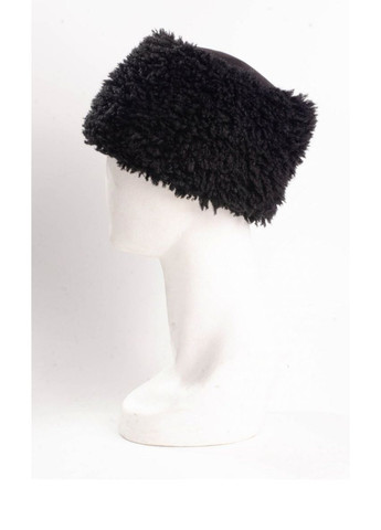 Шапка жіноча зима козачка лама тепла чорна No Brand (369925008)