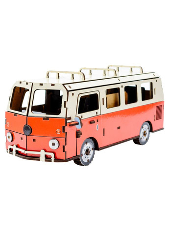 Деревянный 3D конструктор "Микроавтобус" Puz-00926, 156 деталей PuzzleOK (367964092)
