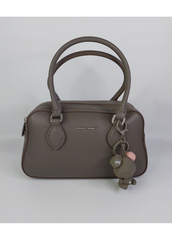 Сумка жіноча саквояж на два відділення мала тауп David Jones (368774423)