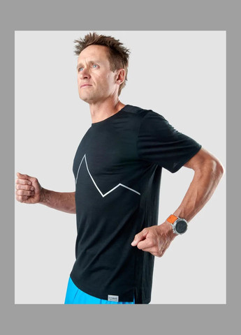 Черная футболка jason chlarb merino onyx Ultimate Direction