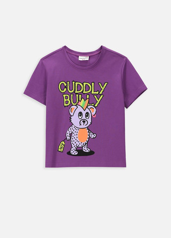 Фиолетовая демисезонная футболка Coccodrillo