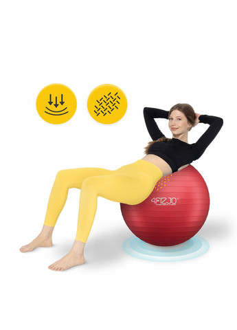 Мяч для фитнеса (фитбол) 85 см Anti-Burst Red () 4FIZJO P-5907739316387 (345710402)
