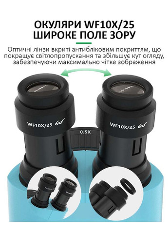 Мікроскоп тринокулярний RL-M6T Pro-B11 / 6.5X-65X / CTV 0,5X / підсвітка / Помаранчевий Relife (307065309)