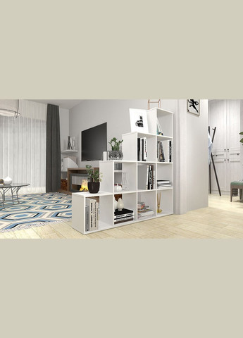 Стелаж гірка, перегородка для кімнати id27-0000-40 В1430*Ш1424*Г290 Венге темний MORELI (313859581)