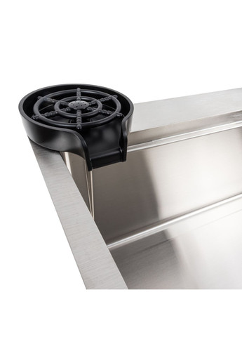 Кухонна мийка 75*45B PVD сатин Handmade "ВОДОСПАД" Platinum (269793680)