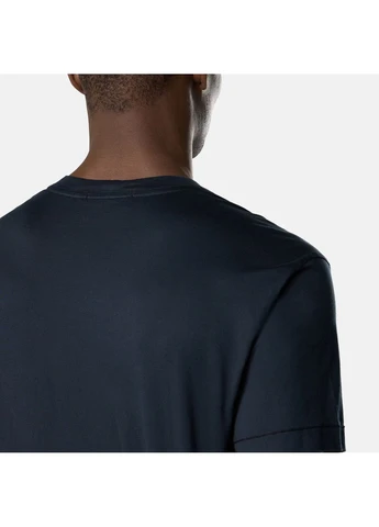 Синя футболка logo blue l1s152100027-s0013-v005g Stone Island