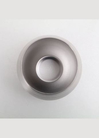 Бокал для питья без ножки Bar House для красного вина из нержавеющей стали премиум-классу 500 мл Серебристый No Brand (341827957)