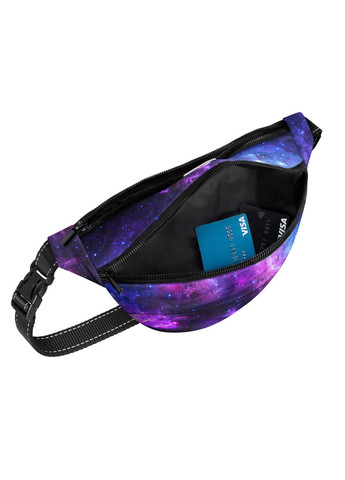 Поясна сумка-бананка Family, малюнок «NASA21», розмір 33x17x10 см WAUDOG (331431279)