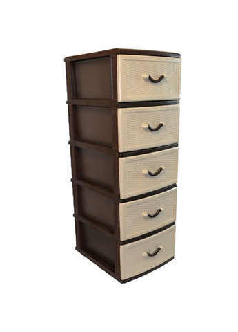 Комод пластиковый Style (Стиль) 5 ящиков 48х38х109 No Brand (346489603)