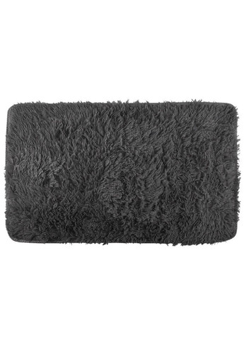 Набор полиэстеровых ковриков с антискользящим дном на пол крышку унитаза для туалета ванной комнаты (482197-Prob) Серый Unbranded (371827187)