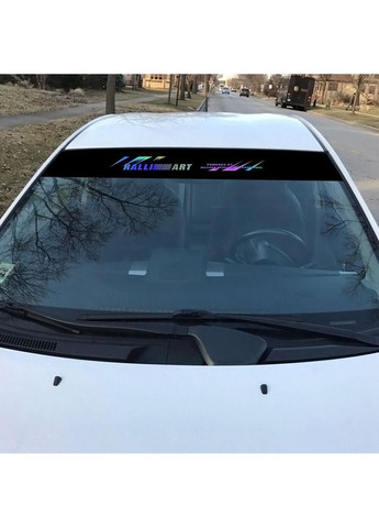 Наклейка на лобове скло 3D TUNING STUDIO Раллі арт 1300х210х0.15мм No Brand (362499586)