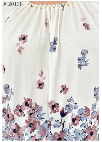 Біла жіноча блуза великого розміру SK